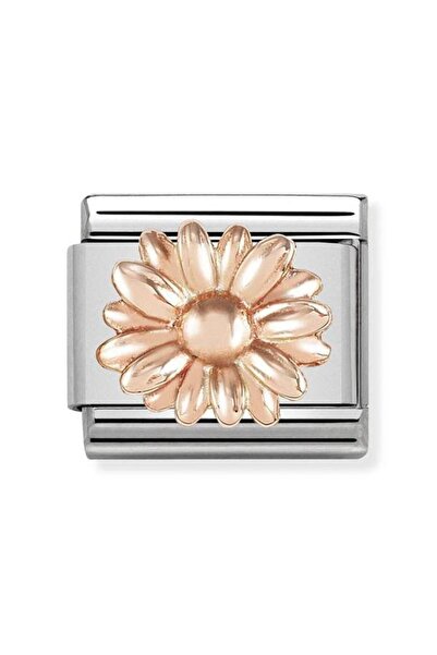 NOMİNATİON Composable Classic Relıef Symbols Stainless Steel And 9k Rose Gold...