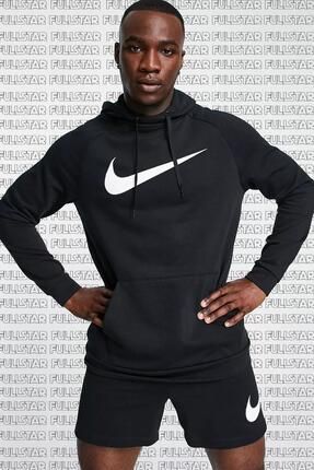 Nike Therma Fit Pullover Hoodie Big Swoosh Kapu onlu Termal Siyah Erkek Sweatshirt Fiyat Yorumlar Trendyol