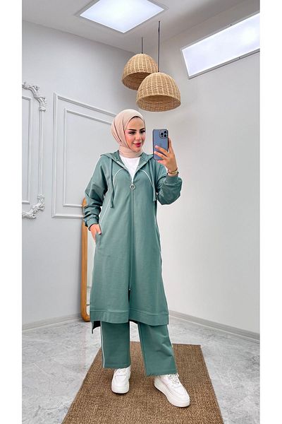KardelenButik Σετ φόρμας 10508 Model Hijab