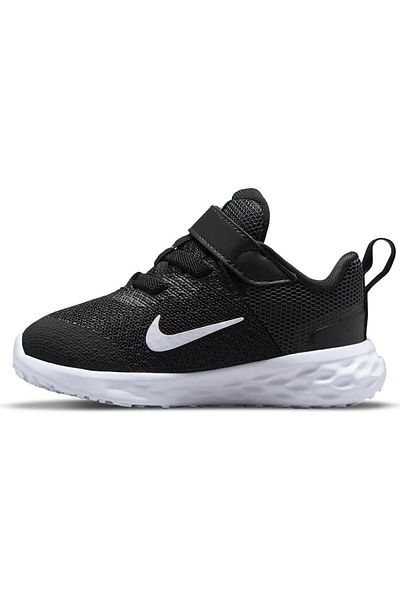 Nike Revolution 6 Walk Shoes Easy Wear Walking Shoes with Rubber String Black and White