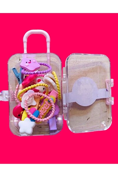 MONİCATİME Set de catarame pentru copii - 11 bucăți (5 cleme + 6 elastice)