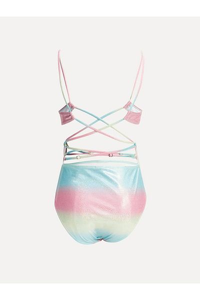 LC Waikiki LCW DREAM Γυναικείο μαγιό με λαιμόκοψη με λαιμόκοψη