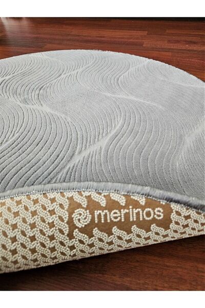melian Cappadocia Gray Round Non-Slip Base - Thick Carpet for Room, Hallway, Kitchen