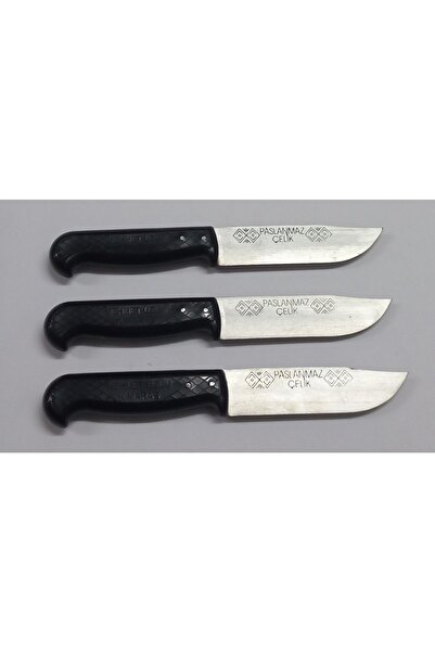 Üzüm Oğlu Bıcak / 3adetmutfak Plastik Saplı Bıcak Uzunluk 23 Cm