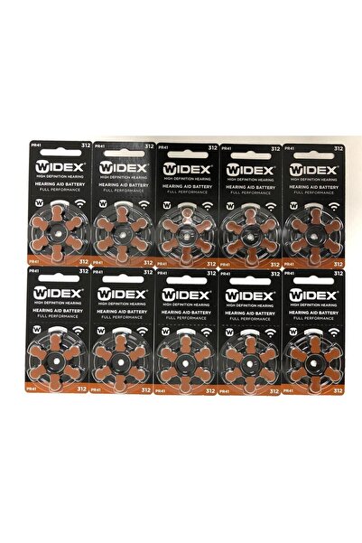 WİDEX Isitme Cihazi Pili - 10 Paket 312 Pil - Kulak Cihazi Pili - Isitme Cihazi Pili 312 2027
