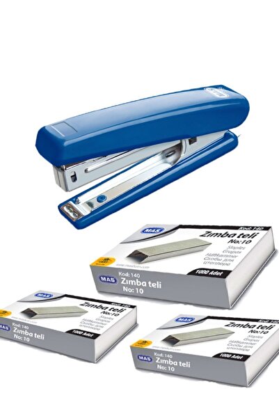 Mas Zımba Makinesi Ve 3000 Tane Tel Ofis Zımba Makinesi Tel Bükmez Paslanmaz ...