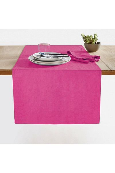 Dekorinyo Fuchsia Colored Decorative Runner