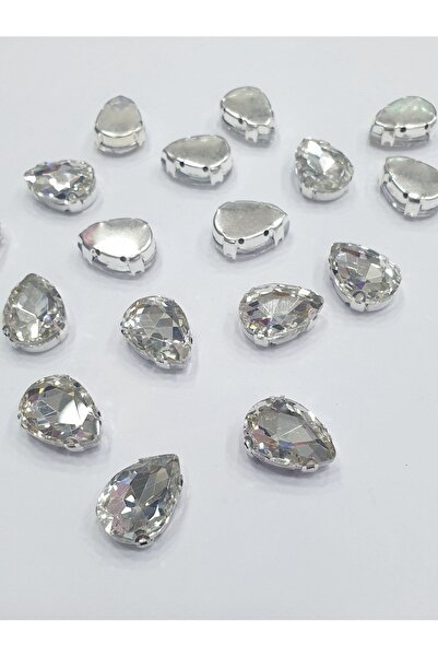 CRYSTALSHOP Kasalı Taş - Damla 13*18mm (50 AD)