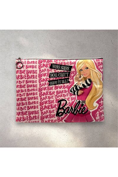 Herşey Nota Клатч Pembe Barbie Portföy Çanta