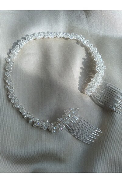 DOĞA ART STORE Αξεσουάρ για τα μαλλιά της νύφης με κρυστάλλινες χάντρες