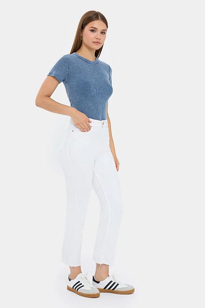 Hiccup Tricou cu mânecă scurtă cu nervuri spălate cu acid