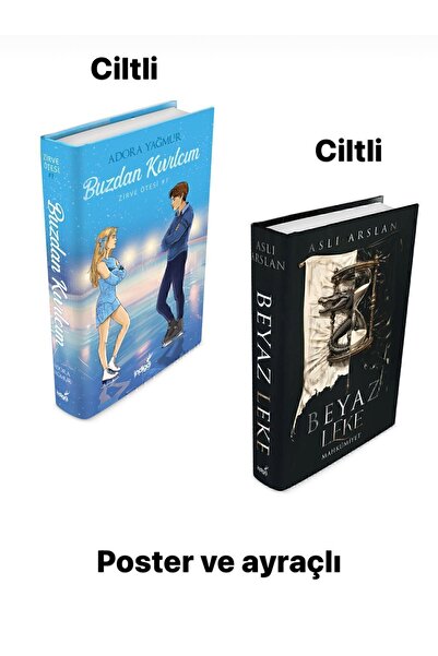 İndigo Kitap Beyaz Leke ve Buzdan kıvılcım 2 kitap ( Ciltli )