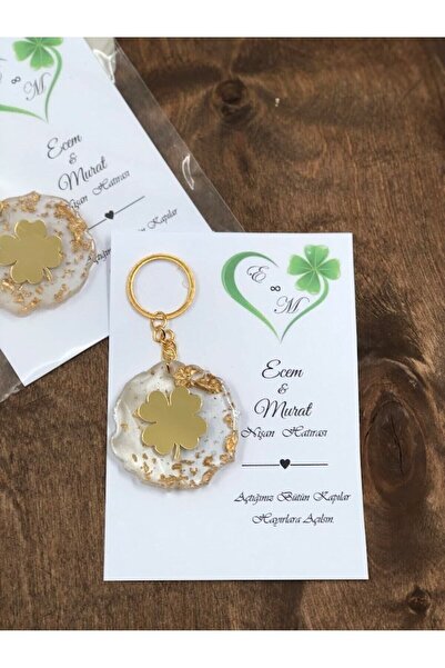 Masalsı Concept Söz Nişan Nikah Kına Düğün Hediyeliği 20 Adet isimli kartlı E...