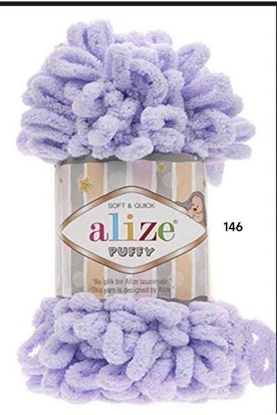 Berceminpuffyleri Alize Puffy 5 pachete de fire pentru tricotat manual - 146 ...