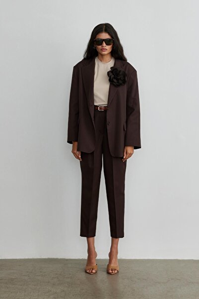 Suud Collection Брюки вершника кольору гіркого кави