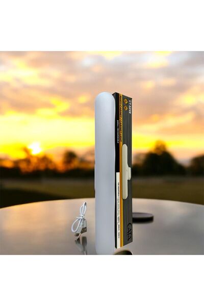 Cata CT5249 MARTI 3 RENKLİ FLAŞÖRLÜ DOKUNMATİK MIKNATISLI ŞARJLI KABLOSUZ 3W LED APLİK