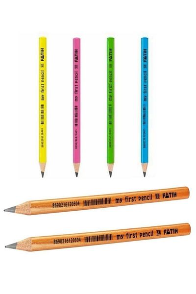 Fatih 6 Pieces My First Pencil Triangle Pencil 6 Pieces
