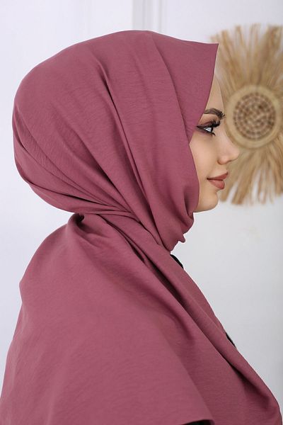 feronis Hijab Γυναικείο Cotton Jazz Shawl Model _ Dusty Rose