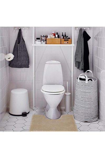 IKEA Covoraș pentru scaun toaletă Södersjön, bej deschis, 55x60 cm