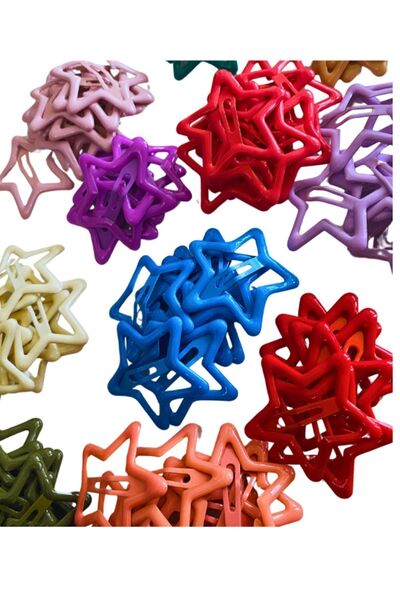 Nisankids أكبر حجم مشبك سناب ستار 3 قطع 6 سم