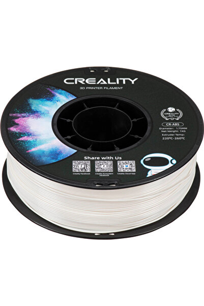 Creality CR-ABS Filament Beyaz 1.75mm 1kg