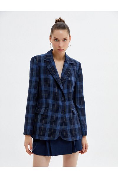 Koton Blazerjacke – Design mit Knöpfen und Taschen