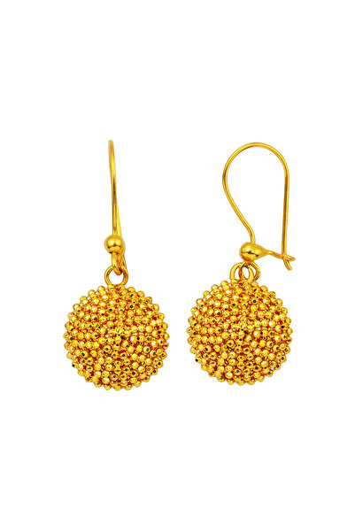 Bilezikci Top Top 22 Ayar Sarkaç Altın Küpe