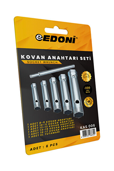 Eltos EDONİ KOVAN ANAHTARI SETİ 6 PCS