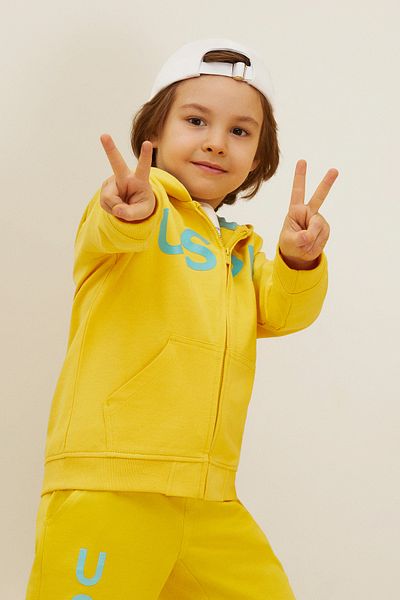 U.S. Polo Assn. Boy's Yellow Sweatshirt - Basic Model 50266093 -VR094
