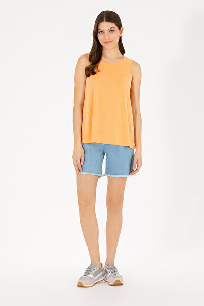 U.S. Polo Assn. Kadın Açık Mavi Jean Şort 50266240-DN0021