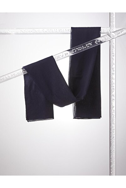 Kayra Imported Wrapped Shawl Navy Blue