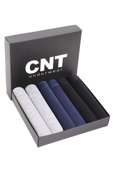 CNT Men's 6 Pieces Cotton Lycra Premium Quality Boxers in Special Box