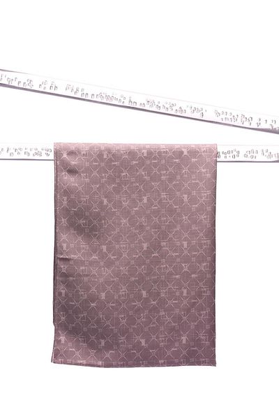 Kayra Σάλι με μοτίβο Monogram Dark Mink