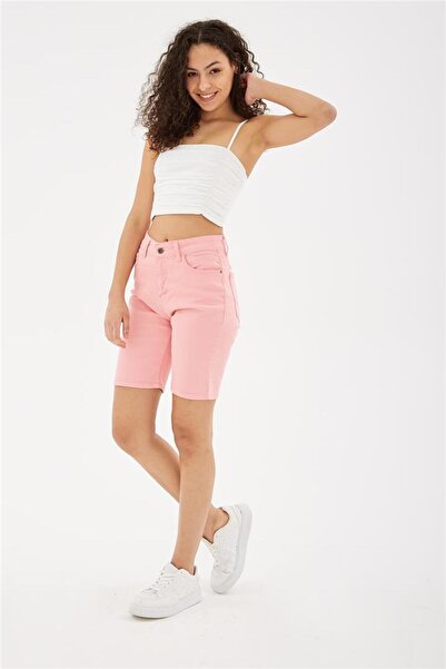 Fashion Friends Denim Şort Pembe