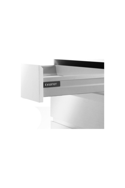 SAMET Smart Box 45 Cm Bordürsüz Gri Çekmece Rayı Takım