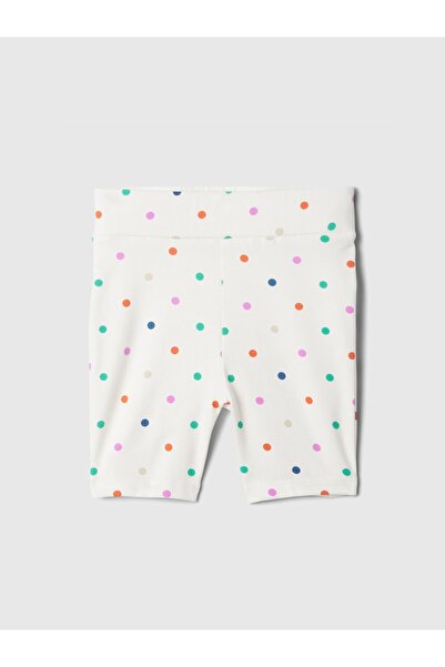 GAP Kız Bebek Beyaz Mix & Match Biker Şort
