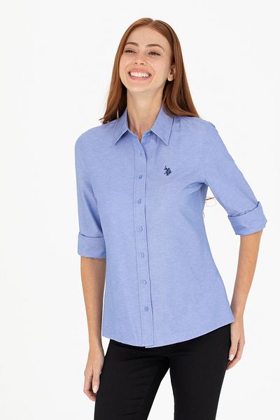 U.S. Polo Assn. Cămașă de damă cu mânecă lungă colorată Saks - 50266361 -VR045