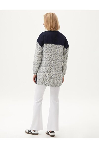 Kayra Jakar Mixli Denim Ceket İndigo