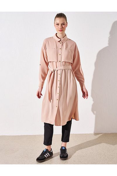 KYR Full Length Tunic - Adjustable Waist Belted and Puppy