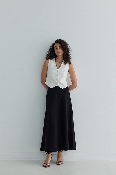 Suud Collection Serena Black Flared Skirt