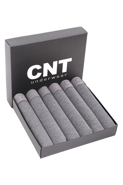 CNT Ανδρικά 6 τεμάχια βαμβακερά Lycra Boxers υψηλής ποιότητας σε ειδικό κουτί