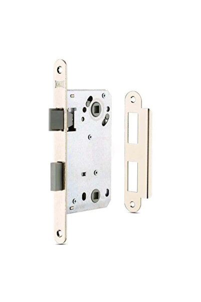 Kale Kilit Nikel 50 Mm Plastik Mandallı Banyo - Wc Gömme Sessiz Kapı Kilidi (...