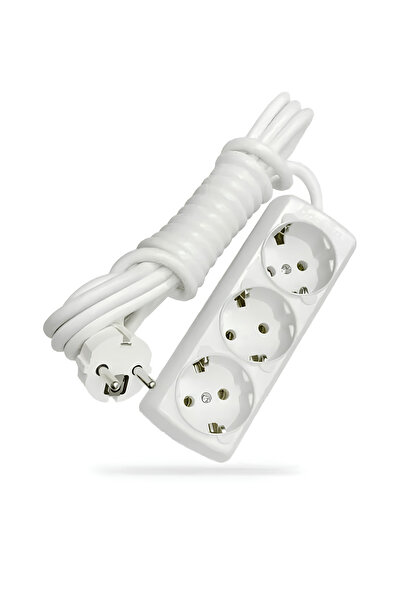 Global ÜÇLÜ GRUP PRİZ TOPRAKLI (5 MT)