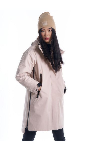 Kayra 3-Piece Use Coat I Raincoat I Coat Beige