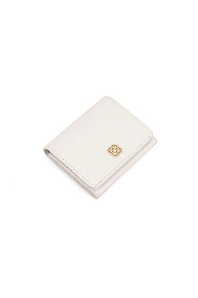 Desa Heleno White Women's Leather Wallet