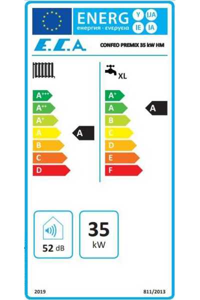 Eca Confeo Premix 35/35 Kw (30.000 Kcal) Tam Yoğuşmalı Kombi