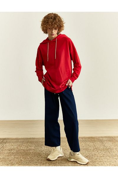 KYR Red Hotfix Printed Sweatshirt