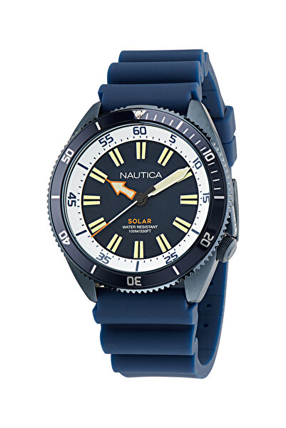 Nautica ساعة يد رجالية تعمل بالطاقة الشمسية NAPNVS403