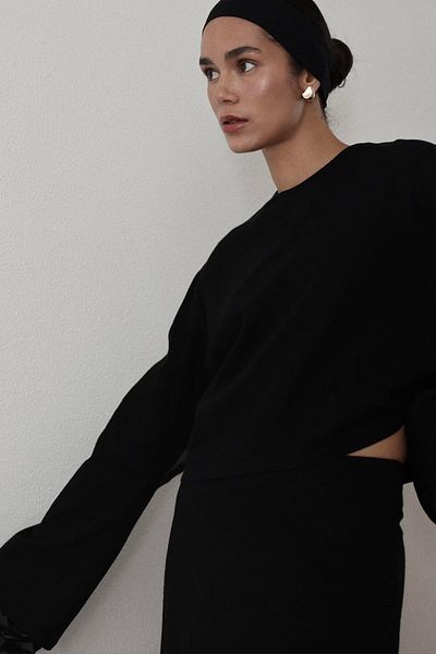 Suud Collection Lněná blůza Slávka černá