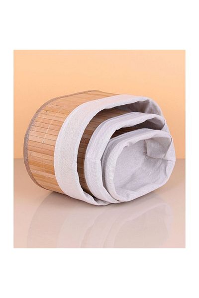 Skygo Oval Wooden Basket Set